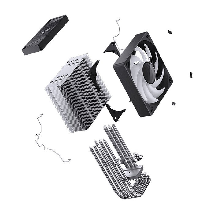 Jonsbo CR-1000 V2 PRO ARGB Enfriador de CPU 120mm - negro