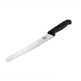 VICTORINOX Espátula de repostería con borde ondulado 26cm, acero inoxidable, negro