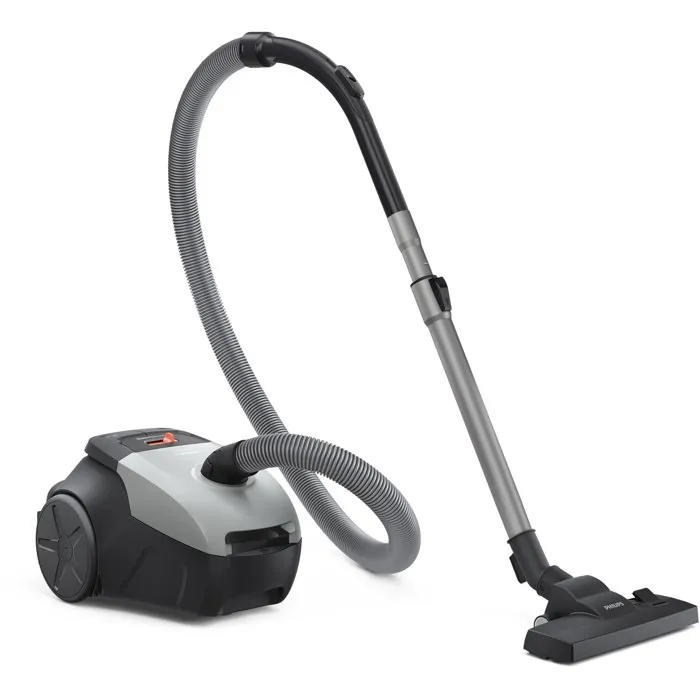 Philips XD2142/12 Aspiradora Serie 2000 con Filtro HEPA - 800 W - Bolsa 3 L - 77 dB - Gris Claro