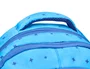 Liderpapel Mochila escolar multibolsillo para portátil azul cruces