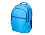 Liderpapel Mochila escolar multibolsillo para portátil azul cruces
