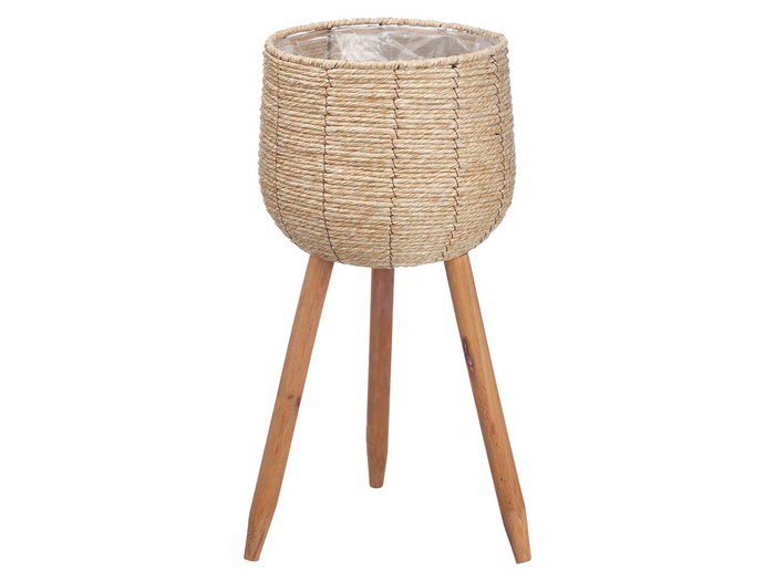 IBERGARDEN Macetero claro con patas de 57 cm