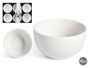 Vessia Set 6 Cuencos Porcelana Blanca para Aperitivo 10.7 cm (Set de 8)