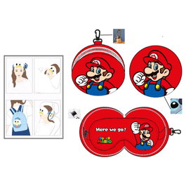 NINTENDO Cojín viaje antifaz Super Mario Bros