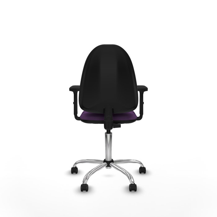 PIQUERAS Y CRESPO Silla de oficina Aýna Morada con Brazos 2D