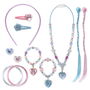 PEERS HARDY Set Bisuteria Stitch Disney 2 Pulseras, 2 Anillos, Collar y Pinzas para el Pelo