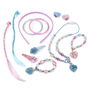 PEERS HARDY Set Bisuteria Stitch Disney 2 Pulseras, 2 Anillos, Collar y Pinzas para el Pelo