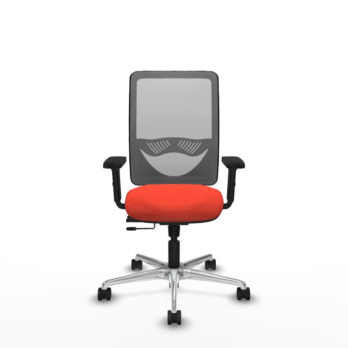 PIQUERAS Y CRESPO Silla de oficina Zulema Naranja oscuro y Gris PIQUERAS Y CRESPO Silla de oficina Zulema Naranja oscuro y Gris