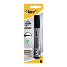 Bic Marcador permanente negro 2000 blister punta cónica 51% reciclados