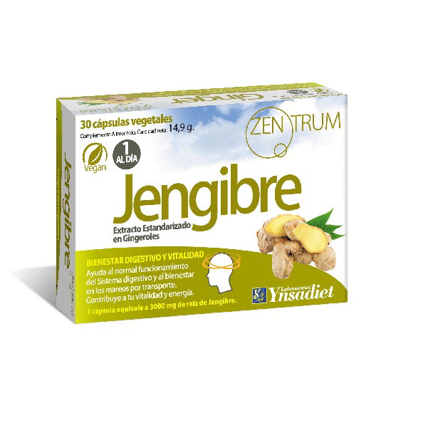 ZENTRUM Jengibre 30 Cápsulas Vegetales ZENTRUM Jengibre 30 Cápsulas Vegetales