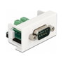 DeLOCK Módulo Easy 45 VGA D-Sub de 9 pines macho a bloque de terminal de 10 pines 22,5 x 45 mm 81351