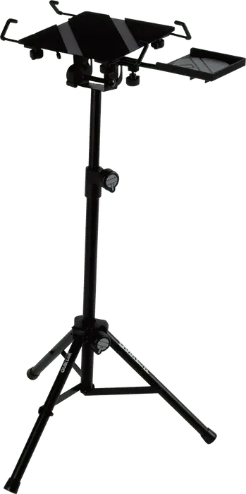 QUIKLOK Soporte Ordenador Portátil Regulable con Bandeja Mousse, Acero, Plegable, 750-1290 mm