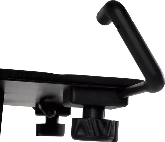 QUIKLOK Soporte Ordenador Portátil Regulable con Bandeja Mousse, Acero, Plegable, 750-1290 mm