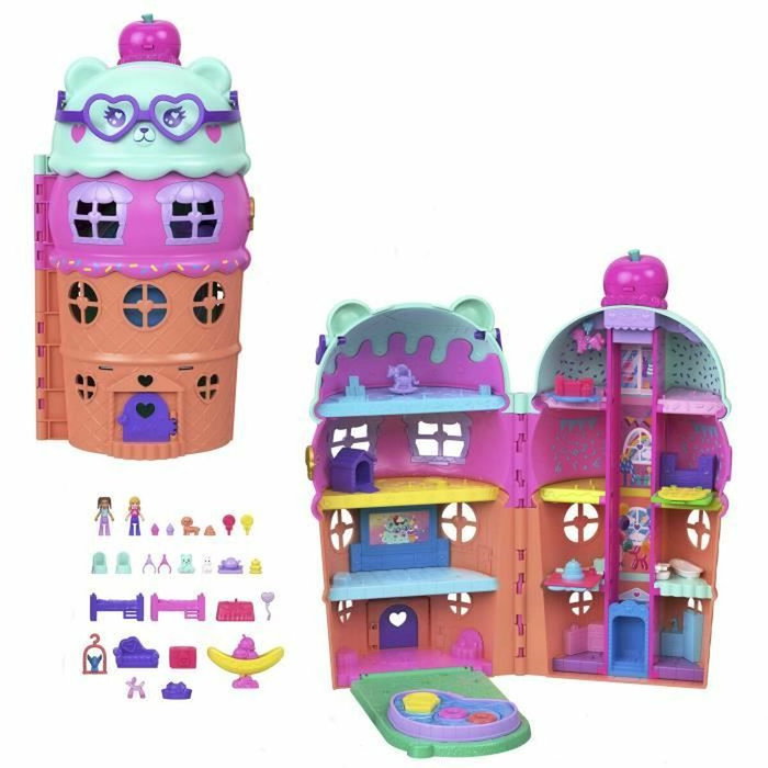 Polly Pocket Casa de helado con figuras Polly Pocket Casa de helado con figuras