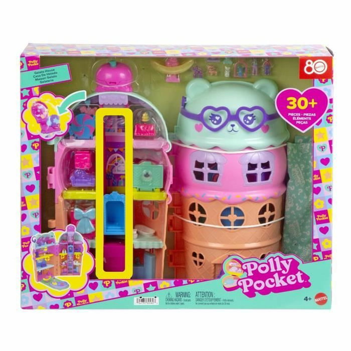 Polly Pocket Casa de helado con figuras Polly Pocket Casa de helado con figuras