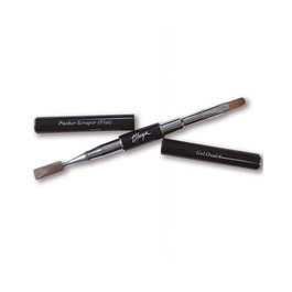 Thuya Pincel Acrilyc Gel Pelo Natural para Aplicación Técnica Acrylic en Uña con Espátula