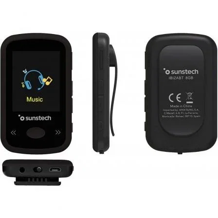 Sunstech IbizaBT Reproductor MP4 8GB Pantalla 1.8" Radio FM Negro Sunstech IbizaBT Reproductor MP4 8GB Pantalla 1.8" Radio FM Negro