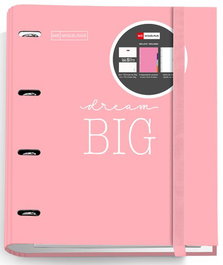 Carpebloc Miquelrius Messages Carton Forrado A4 4 An.Mixtas 35Mm Con Rec.100 Hj. 90 Gr. Rosa