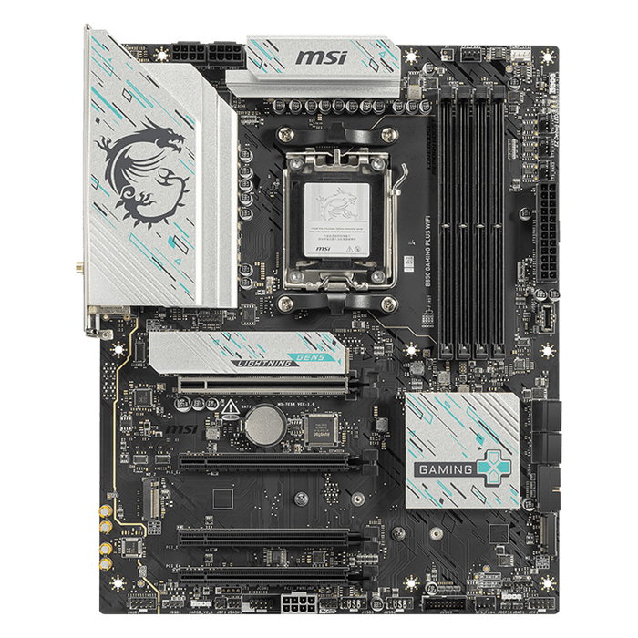 MSI Placa Base AM5 B850 GAMING PLUS WiFi para AMD Ryzen 7000/8000/9000 Series, Chipset B850, WiFi 7, ATX MSI Placa Base AM5 B850 GAMING PLUS WiFi para AMD Ryzen 7000/8000/9000 Series, Chipset B850, WiFi 7, ATX