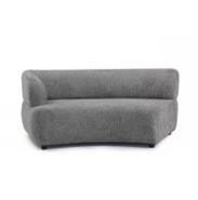 DKD Home Decor Sofá de Madera y Poliéster Gris