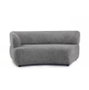 DKD Home Decor Sofá de Madera y Poliéster Gris