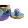DKD Home Decor Tibor de Gres Iridiscente Multicolor Fluorito