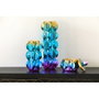 DKD Home Decor Tibor de Gres Iridiscente Multicolor Fluorito
