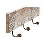 DKD Home Decor Perchero de Pared Buda Blanco