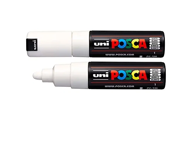 Posca Marcador PC-7M Blanco Punta Bala 4,5-5,5 mm Posca Marcador PC-7M Blanco Punta Bala 4,5-5,5 mm