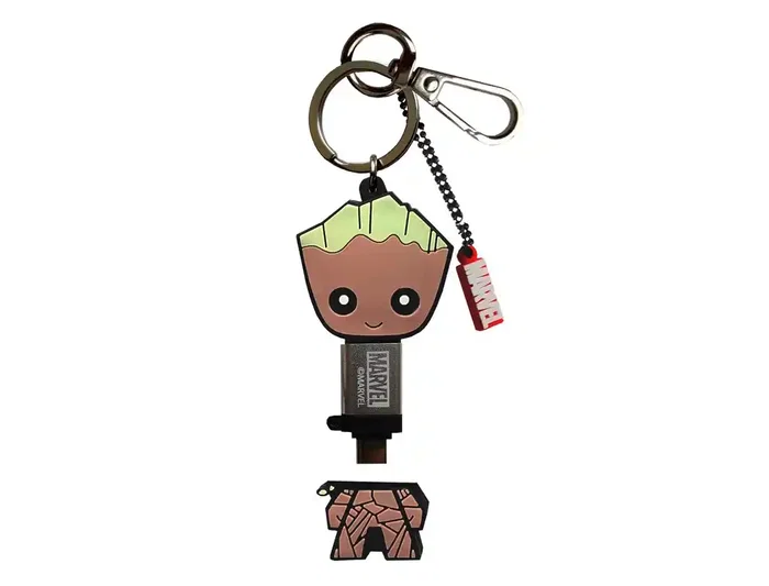 Wondee Memoria USB 32GB Groot Llavero con Adaptador USB C Compatible Windows/macOS/Linux Wondee Memoria USB 32GB Groot Llavero con Adaptador USB C Compatible Windows/macOS/Linux