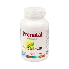 Sura Vitasan Prenatal Multinutient 90 Cápsulas | Vitaminas y Minerales para Embarazo y Lactancia