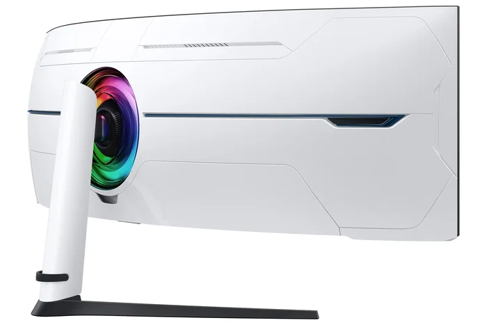 Samsung Odyssey Neo G9 S57CG952NU Monitor Curvo 57 pulg. Dual UHD 240 Hz Blanco/Negro