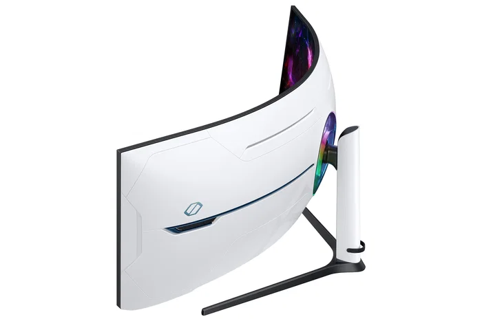 Samsung Odyssey Neo G9 S57CG952NU Monitor Curvo 57 pulg. Dual UHD 240 Hz Blanco/Negro