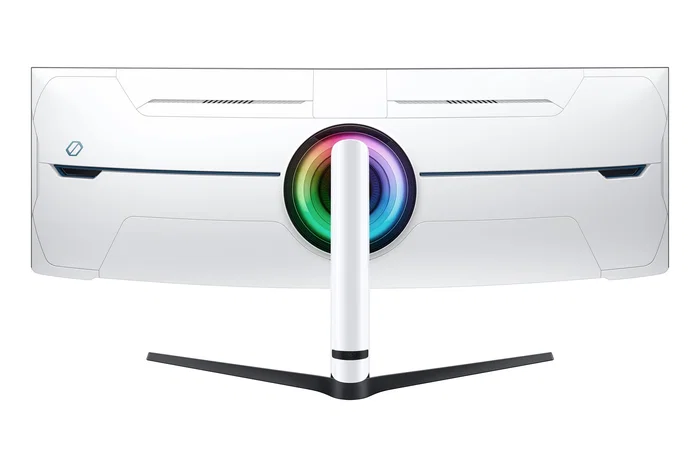 Samsung Odyssey Neo G9 S57CG952NU Monitor Curvo 57 pulg. Dual UHD 240 Hz Blanco/Negro