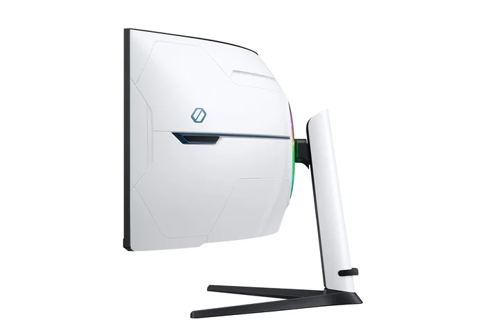 Samsung Odyssey Neo G9 S57CG952NU Monitor Curvo 57 pulg. Dual UHD 240 Hz Blanco/Negro