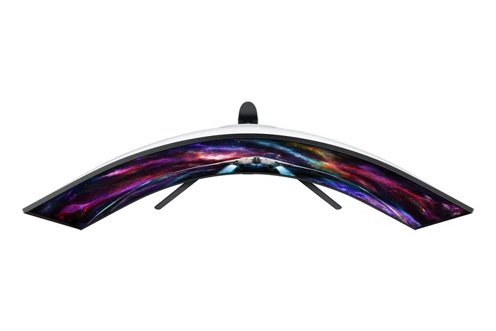 Samsung Odyssey Neo G9 S57CG952NU Monitor Curvo 57 pulg. Dual UHD 240 Hz Blanco/Negro
