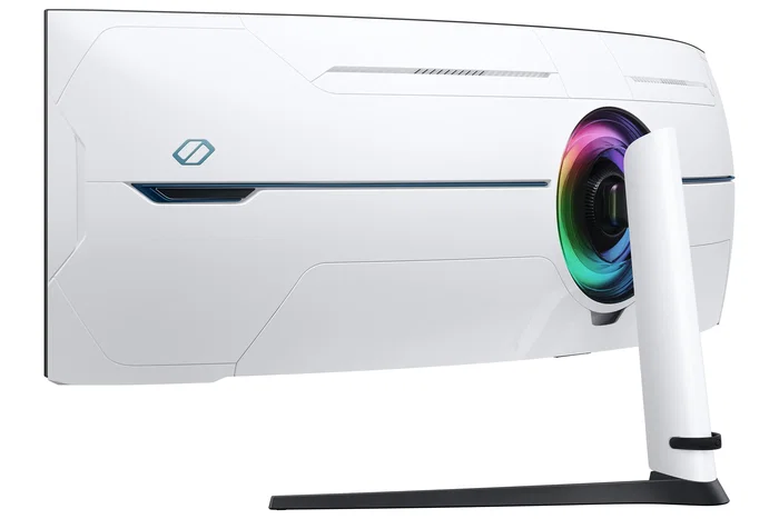 Samsung Odyssey Neo G9 S57CG952NU Monitor Curvo 57 pulg. Dual UHD 240 Hz Blanco/Negro