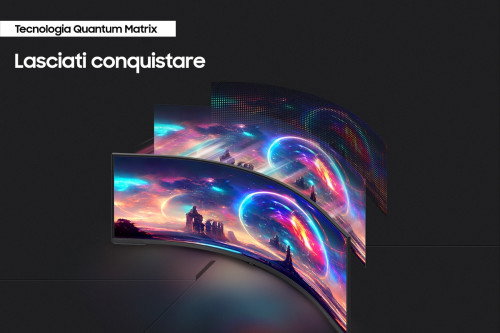 Samsung LS57CG952NUXEN Monitor LED 57" 7680 x 2160 240Hz Curvo 1000R Negro Blanco