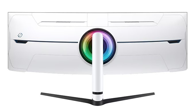 Samsung Odyssey Neo G9 S57CG952NU Monitor Curvo 57 pulg. Dual UHD 240 Hz Blanco/Negro