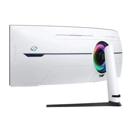 Samsung Odyssey Neo G9 S57CG952NU Monitor Gaming 57" Curvo Ultrapanorámico, Dual UHD (7680x2160), 240Hz, 1ms, VA, HDR1000, FreeSync Premium Pro, Ajustable en Altura, Blanco