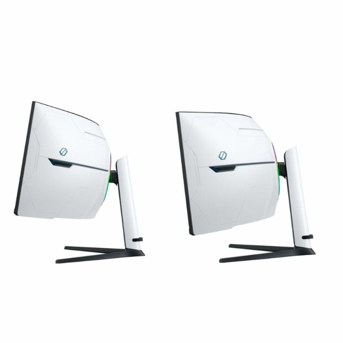 Samsung Odyssey Neo G9 S57CG952NU Monitor Curvo 57 pulg. Dual UHD 240 Hz Blanco/Negro