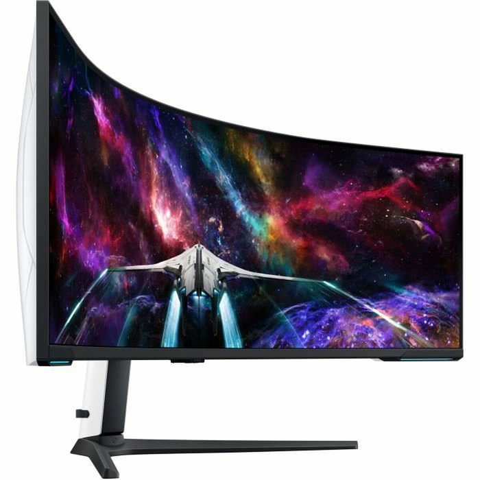 Samsung Odyssey Neo G9 S57CG952NU Monitor Curvo 57 pulg. Dual UHD 240 Hz Blanco/Negro