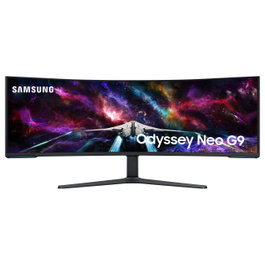 Samsung Odyssey Neo G9 S57CG952NU Monitor Curvo 57 pulg. Dual UHD 240 Hz Blanco/Negro
