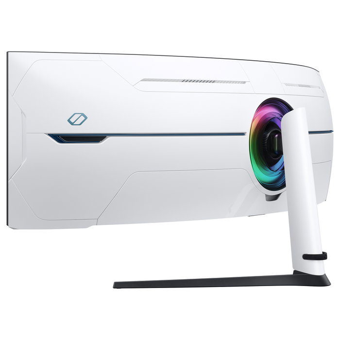 Samsung Odyssey Neo G9 S57CG952NU Monitor Curvo 57 pulg. Dual UHD 240 Hz Blanco/Negro