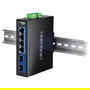 TRENDnet TI-G5062 Switch Industrial para Carril DIN de 6 Puertos, 4x 2.5G Ethernet y 2 Puertos SFP+ 10G, No Administrado, IP50, -40 a 75°C