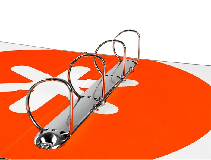 Antartik Carpeta 4 Anillas 40 mm Mixtas A4 Forrada Negro