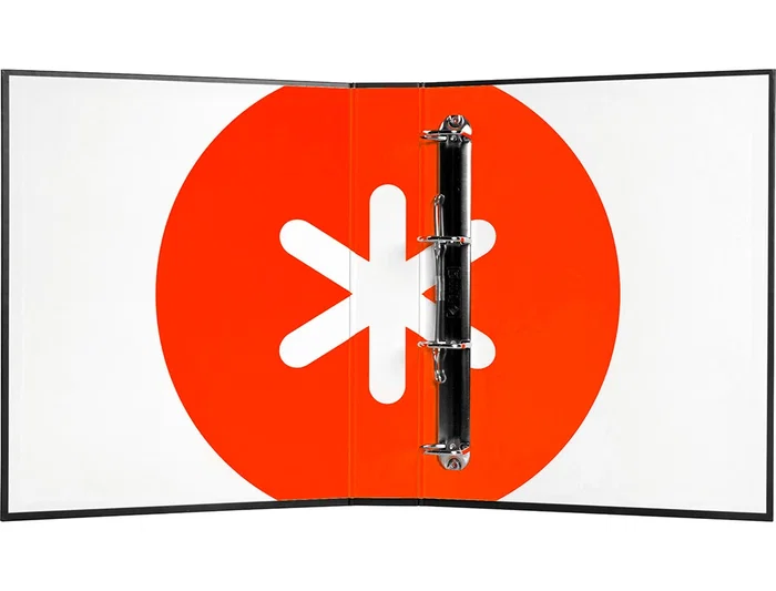 Antartik Carpeta 4 Anillas 40 mm Mixtas A4 Forrada Negro