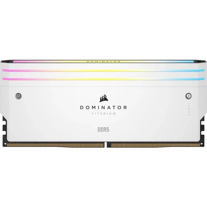 Corsair Dominator Titanium RGB DDR5 32GB (2x16GB) 6600MHz Blanco