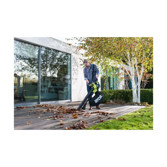 Ryobi RYO4892210157904 Sopladora-trituradora-aspiradora 2 en 1 Brushless 201 km/h 6 m³/min
