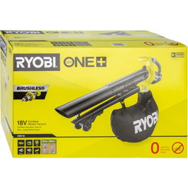 Ryobi Sopladora, trituradora y aspiradora 2 en 1 Brushless